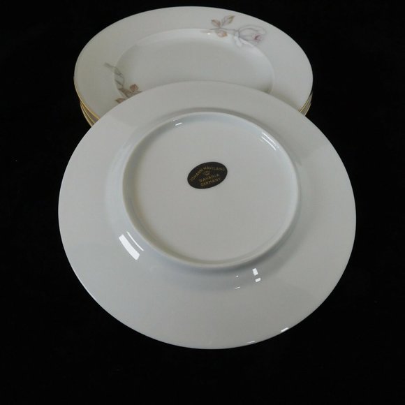 Johann Haviland Sweetheart Rose Bavaria Germany Set of 4 Bread & Butter Plates - Picture 7 of 12